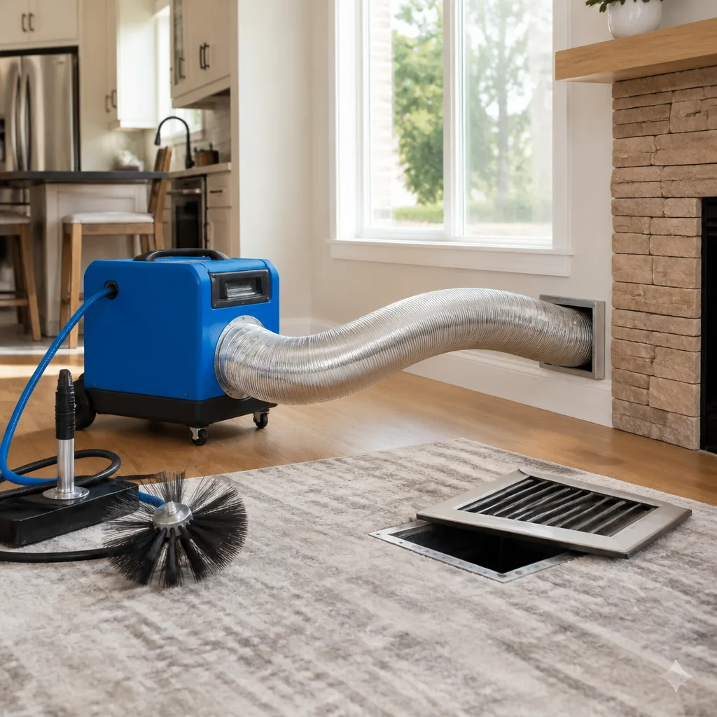 Whole-home duct cleaning